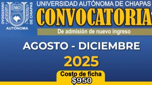 Convocatoria de admisión de nuevo ingreso agosto - diciembre 2025